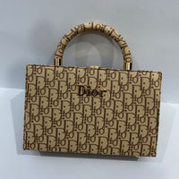 Luxury Women’s Monogram Handbag with Top Handle and Premium Finish