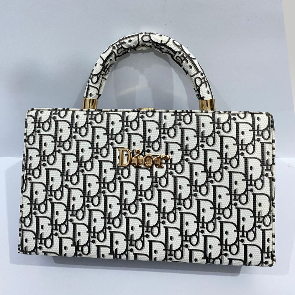Luxury Women’s Monogram Handbag with Top Handle and Premium Finish