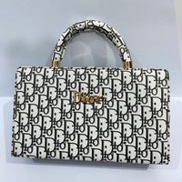 Luxury Women’s Monogram Handbag with Top Handle and Premium Finish