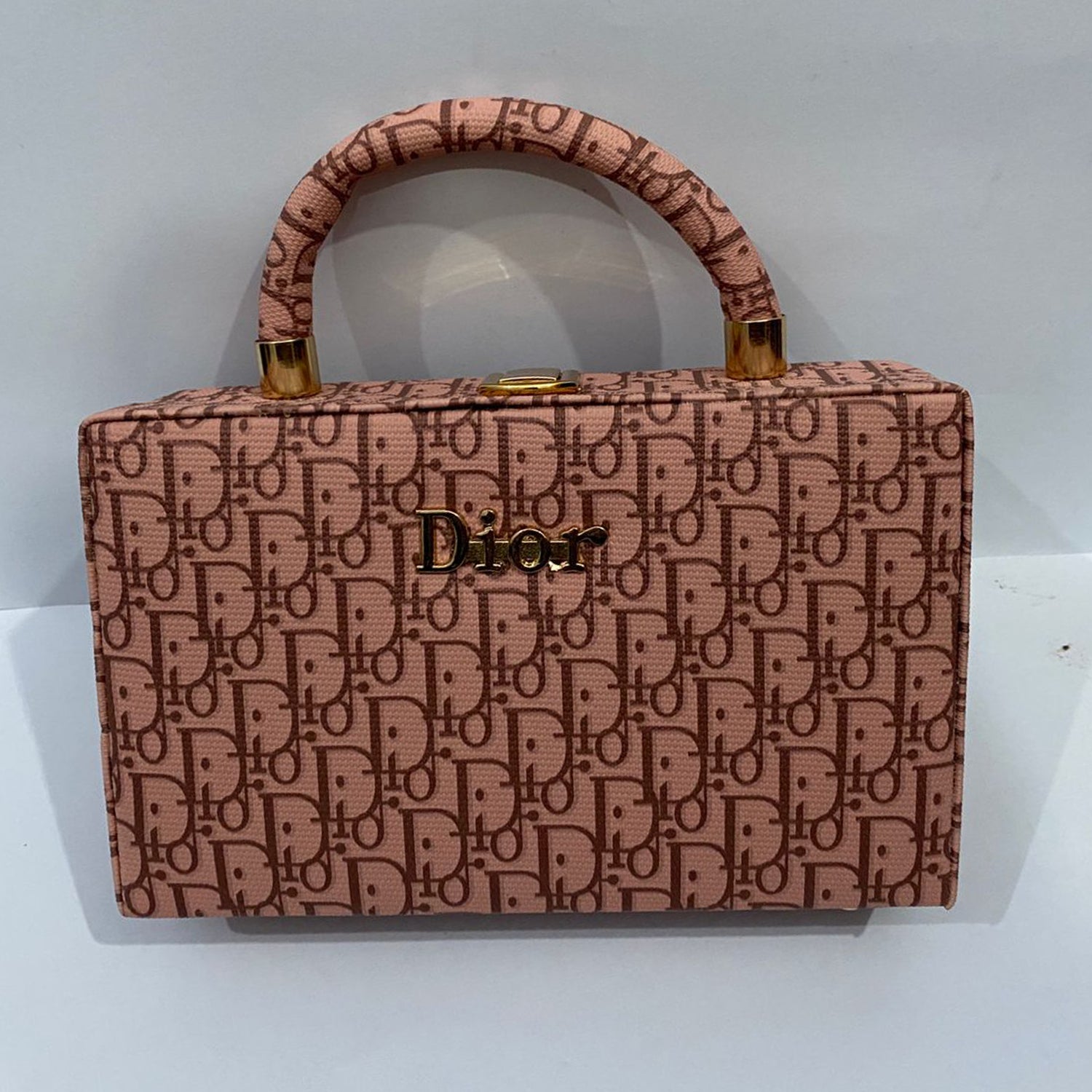 Luxury Women’s Monogram Handbag with Top Handle and Premium Finish