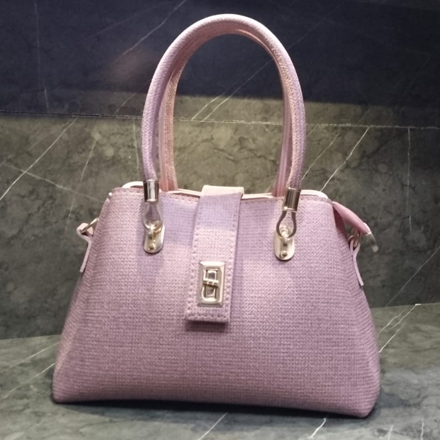 Elegant Structured Top Handle Handbag for Women – Premium Designer Style Shoulder & Tote Bag