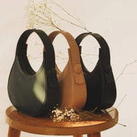 Crescent Hobo Handbag for Women – Stylish Shoulder Bag with Top Handle
